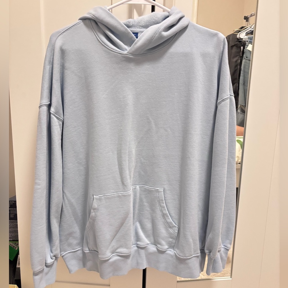 Old Navy baby blue fleece hoodie